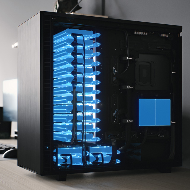 Fractal Design Define 7 XL Black Brushed Aluminum / Steel E